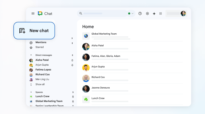 了解 Google Chat 如何将您的团队协作提升至全新水平。